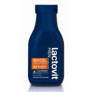 LACTOVIT MEN Sensitive 3v1, sprchový gél ultra hydratačný 300ml