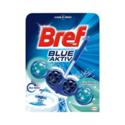 BREF Blue Aktiv Eucalyptus, čistiaci wc prípravok s vôňou eukalyptu 50g