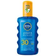 Nivea Sun Protect & Dry Touch, neviditeľný sprej na opaľovanie OF 30, 200 ml