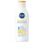NIVEA Sun Detské mlieko na opaľovanie Protect & Sensitive OF 50+, 200 ml
