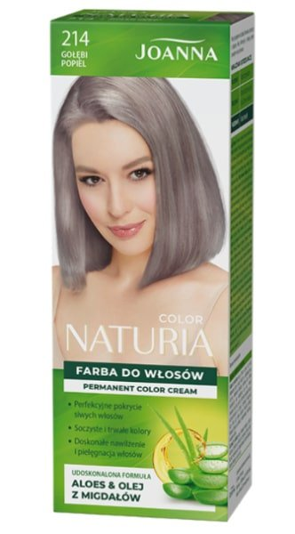 Joanna Naturia Color 214 popolavá sivá, farba na vlasy 1 ks - 214
