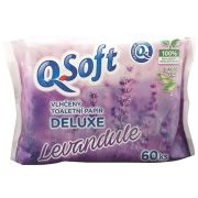 Q-Soft vlhčený toaletný papier Deluxe Levanduľa 60 ks
