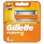 GILLETTE Fusion5 náhradné hlavice 4 ks
