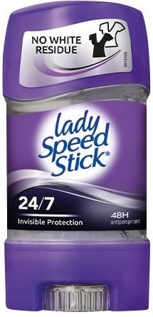 Lady Speed Stick Gel 24/7 Invisible, gelový antiperspirant 65 g