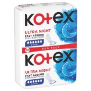 KOTEX Ultra Night DUO nočné hygienické vložky 12 ks