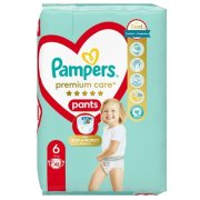 Pampers Premium Pants plienkové nohavičky veľkosť 6, 15+ kg, 42 ks