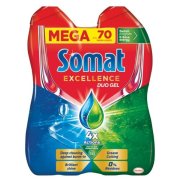 Somat Excellence gél do umývačky riadu Duo Gel Grease Cutting 2 x 630 ml