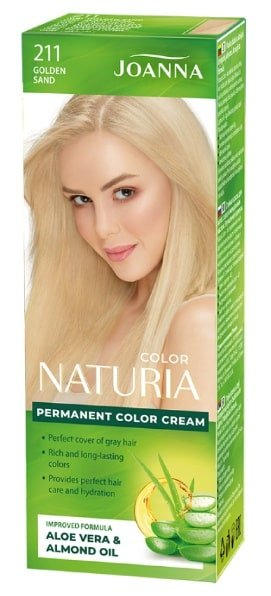 Joanna Naturia Color 211 zlatý piesok, farba na vlasy 1 ks - 211