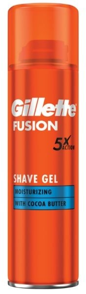 GILLETTE Fusion Ultra Moisturizing, hydratačný gél na holenie 200 ml