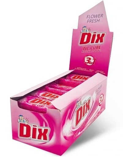 DIX WC, náhradná náplň do WC kocka - kvety 35 g