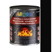 ALKYTON Žiaruvzdorná kováčska farba – čierna 250 ml