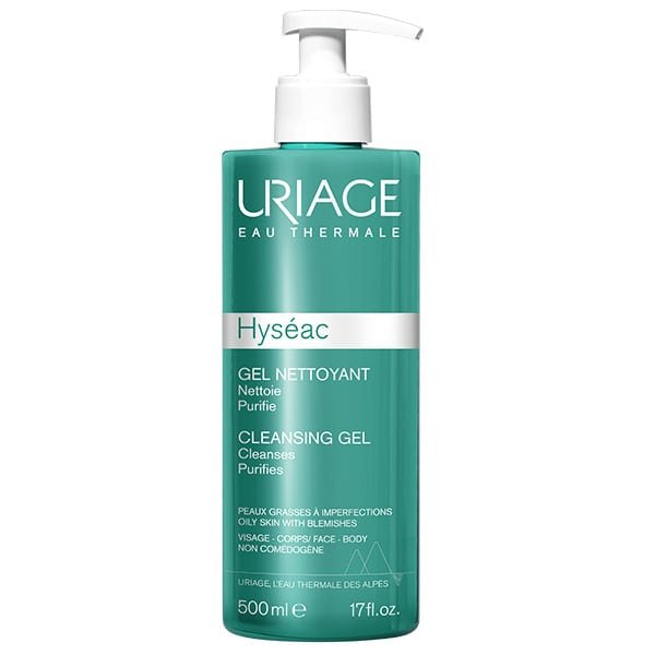 Uriage Hyséac Cleansing Gel, čistiaci gél 500 ml, čistiaci gél