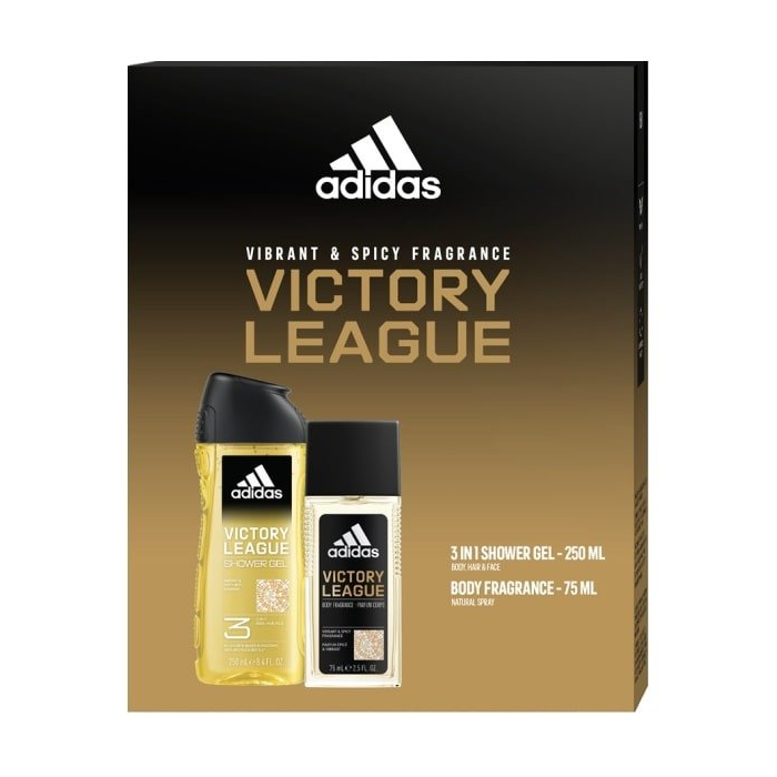 Adidas Victory League Deo Natural Sprej 75 ml + sprchový gél 250 ml