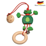 Walter Babyspass Froggi, drevená závesná hračka 61111, 1 ks