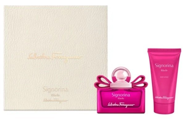 Salvatore Ferragamo Signorina Ribelle parfumovaná voda 30 ml + telové mlieko 50 ml, darč. kazeta