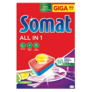 Somat All in 1 Lemon & Lime tablety do umývačky riadu 90 ks