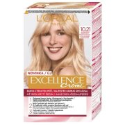 LORÉAL Excellence Creme farba na vlasy 10.21 Najsvetlejšia perleťová blond 1 ks