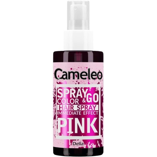 Delia Cameleo Spray & Go tónovací sprej na vlasy Pink 150 ml - ružová