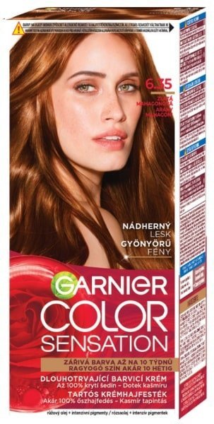 Garnier Color Sensation, farba na vlasy 6.35 Zlatá mahagónová 1ks - 6.35