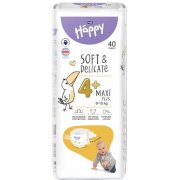 Bella Happy Baby Soft & Delicate Maxi Plus č. 4+, 9 -15 kg, 40 ks