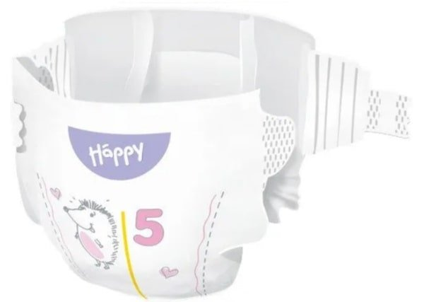 Bella Happy Baby Soft & Delicate Junior č. 5, 11 -18 kg, 38 ks, č. 5