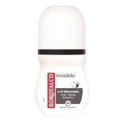 Borotalco Invisible guľôčkový antiperspirant proti žltým škvrnám roll-on unisex 50 ml