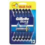 Gillette pánske jednorazové holiace strojčeky Blue3 Plus Comfort 12 ks
