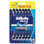 Gillette pánske jednorazové holiace strojčeky Blue3 Plus Comfort 12 ks