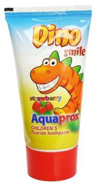 Dino-Smile detská zubná pasta jahodová 60 g