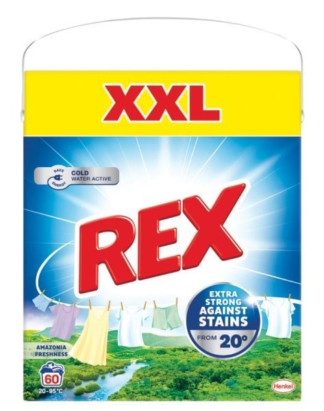 Rex prací prášok Amazonia Freshness Box 3,3 kg = 60 PD