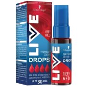 Live Drops farbiace kvapky na vlasy Ohnivá červená 30 ml