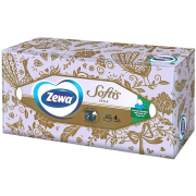 Zewa Softis Style Box papierové vreckovky 4-vrstvové 80 ks