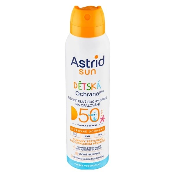 Astrid Sun Sprej na opaľovanie Detská ochrana plus OF 50, 150 ml