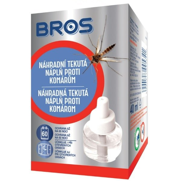 Bros Náhradná tekutá náplň proti komárom 40 ml