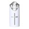 Led sviečka Rico, bielo strieborná 12,5 cm, 1 ks