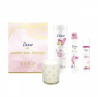Dove Advent box dámska darčeková kazeta so sviečkou