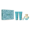 Versace Dylan Turquoise toaletná voda 100 ml + mlieko 100 ml + gél 100 ml + Edt 5 ml