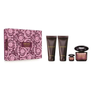 Versace Crystal Noir parfumovaná voda 90 ml + mlieko 100 ml + gél 100 ml + Edp 5 ml