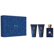 Versace Dylan Blue Pour Homme toaletná voda 50 ml + balzam 50 ml + gél 50 ml