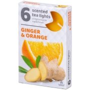Admit čajové sviečky Ginger & Orange 6 ks