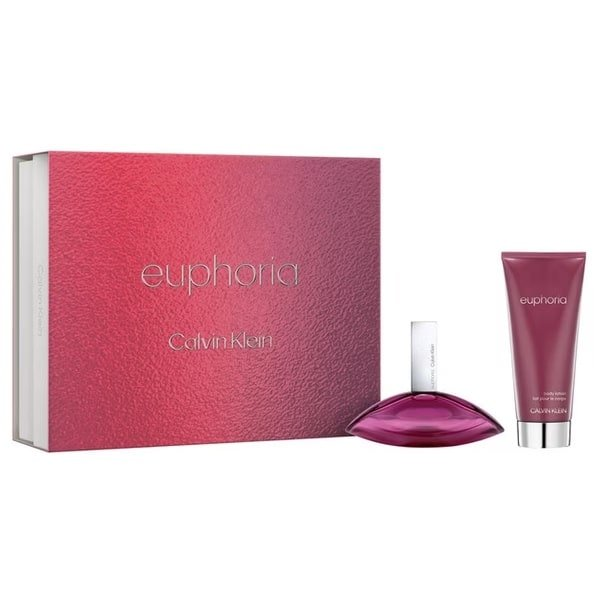 Calvin Klein Euphoria parfumovaná voda 50 ml + telové mlieko 100 ml, darč. kazeta
