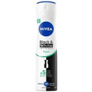NIVEA Black & White Invisible Fresh, antiperspirant v spreji 150 ml