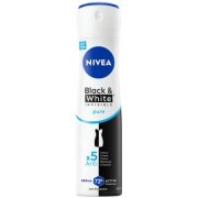 NIVEA Black & White Invisible Pure antiperspirant v spreji 150ml
