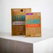 CLEANLY eco Pracie pásiky, 32 PD