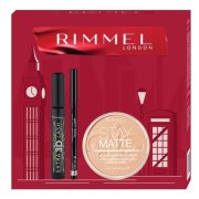 Rimmel Extra 3D Lash riasenka + púder + ceruzka, darčeková sada 1 ks