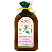 Green Pharmacy kondicionér - maska proti vypadávaniu vlasov Lopúch a pšeničné proteíny 300 ml
