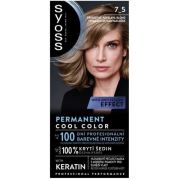 Syoss Permanent Cool Color 7-5 prirodzený popolavo plavý farba na vlasy 1 ks