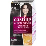 LORÉAL Casting Creme Gloss, Ebenová čierna 200, farba na vlasy 1 ks