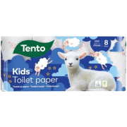 TENTO Kids, 3 vrstvový toaletný papier pre deti 8 ks