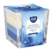 Bispol trojfarebná vonná sviečka v skle Anti Tobacco 170 g